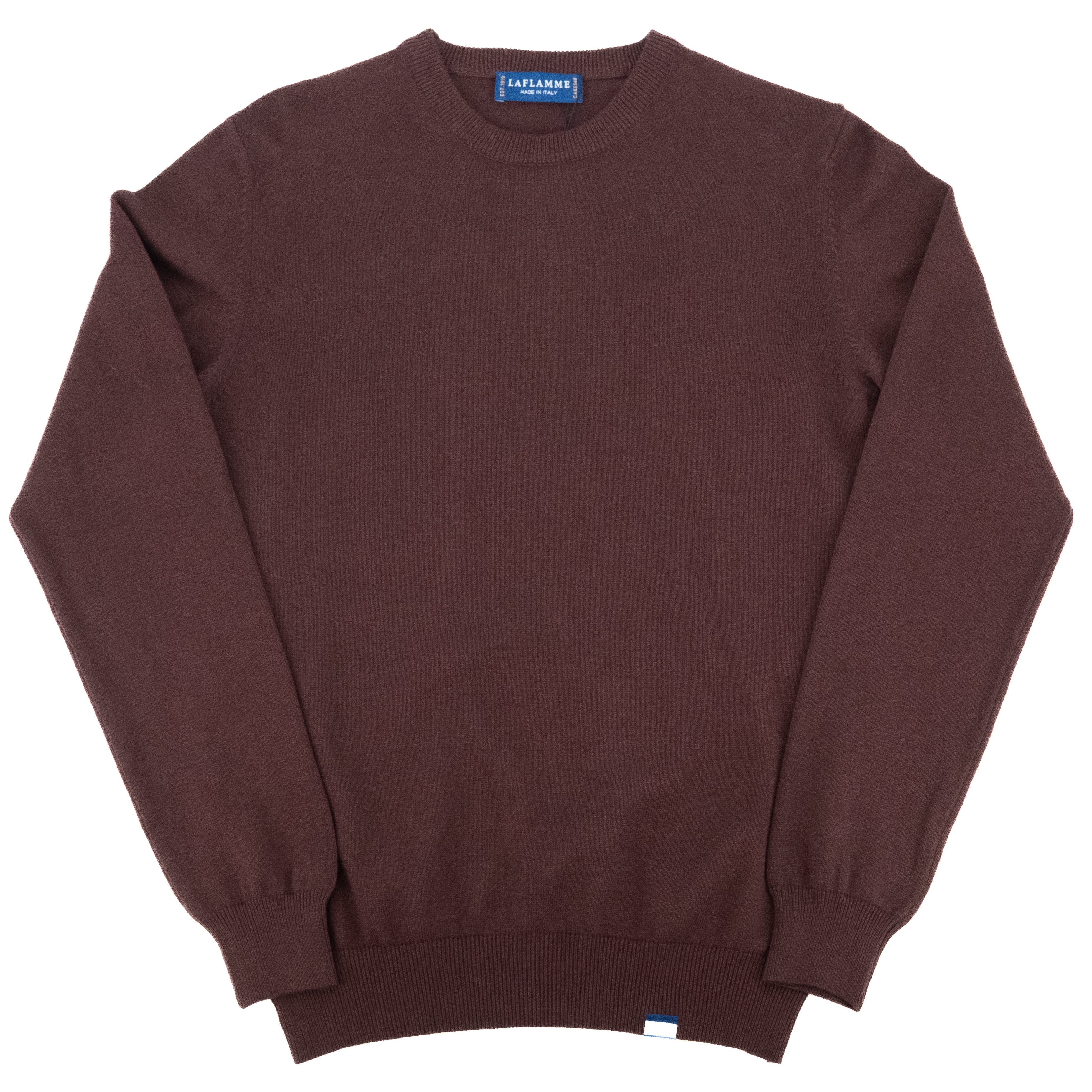 Pull James en coton et cachemire Bordeaux