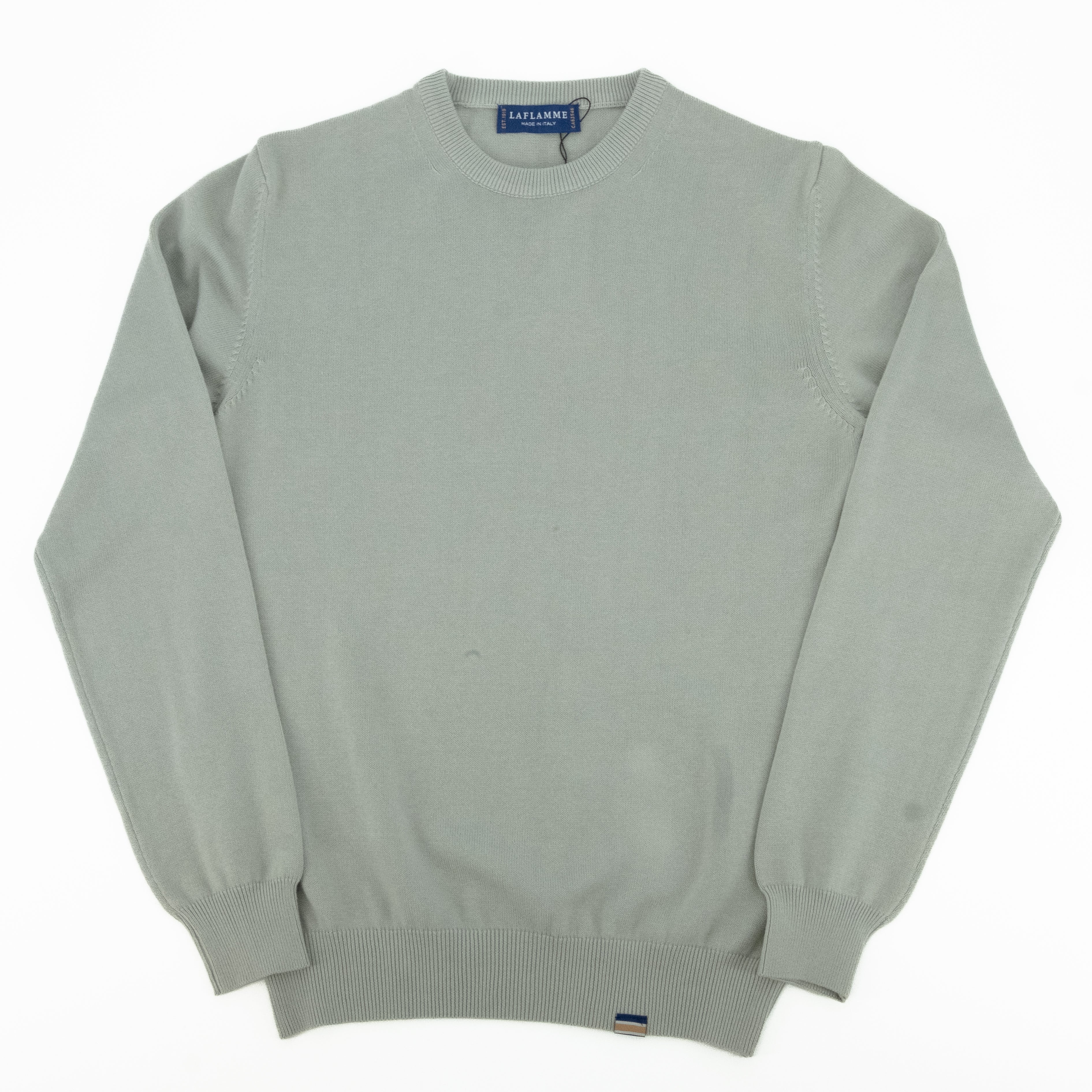 Pull James en coton et cachemire gris perle