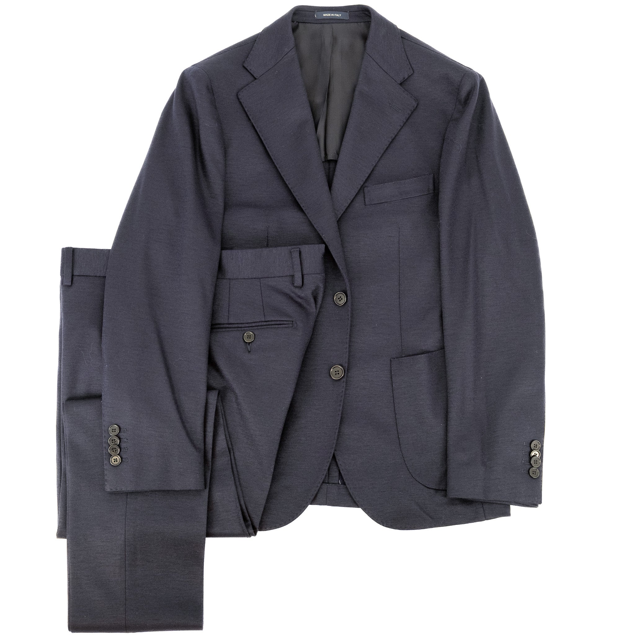 Complet en jersey de laine marine extensible