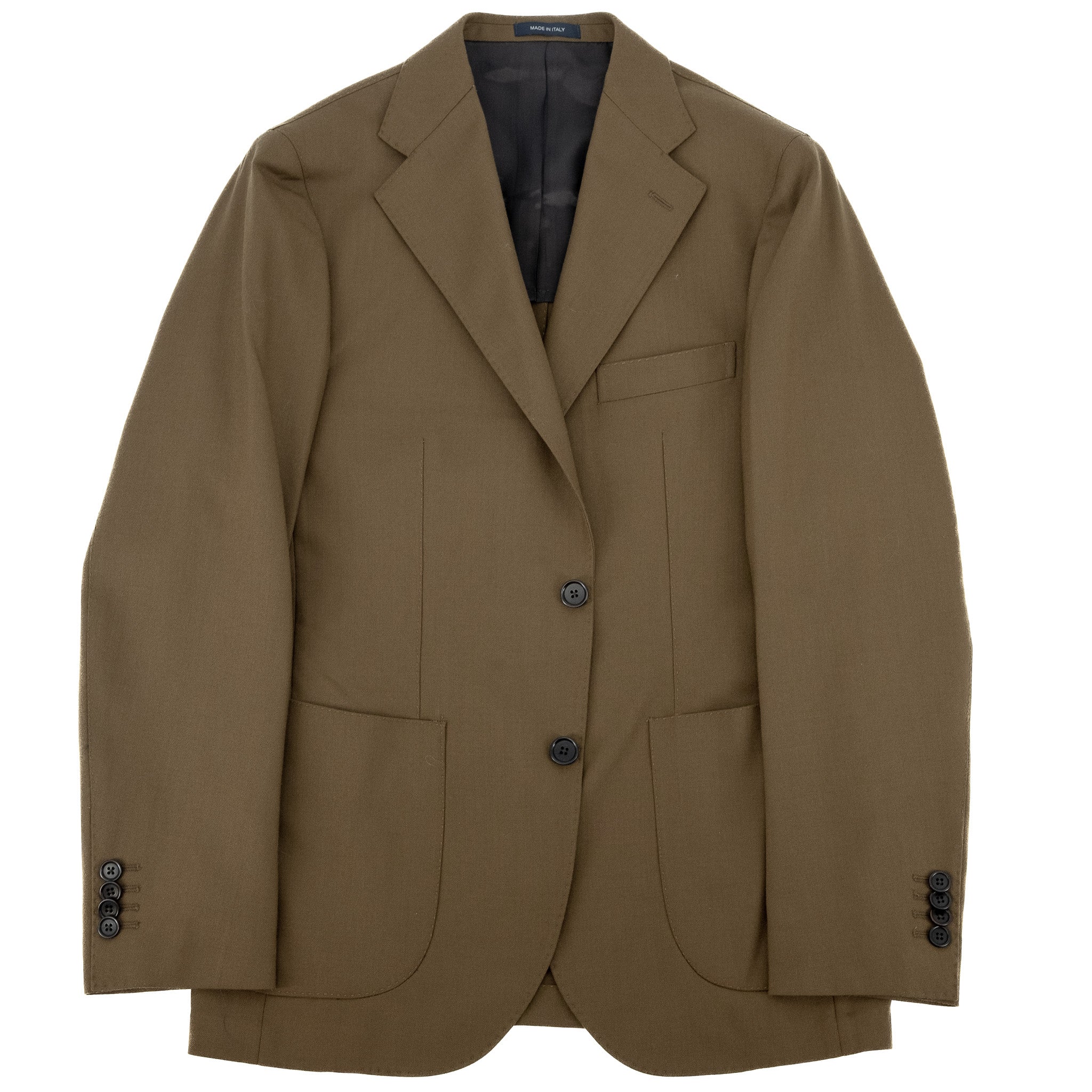 Complet Modena en laine italienne taupe