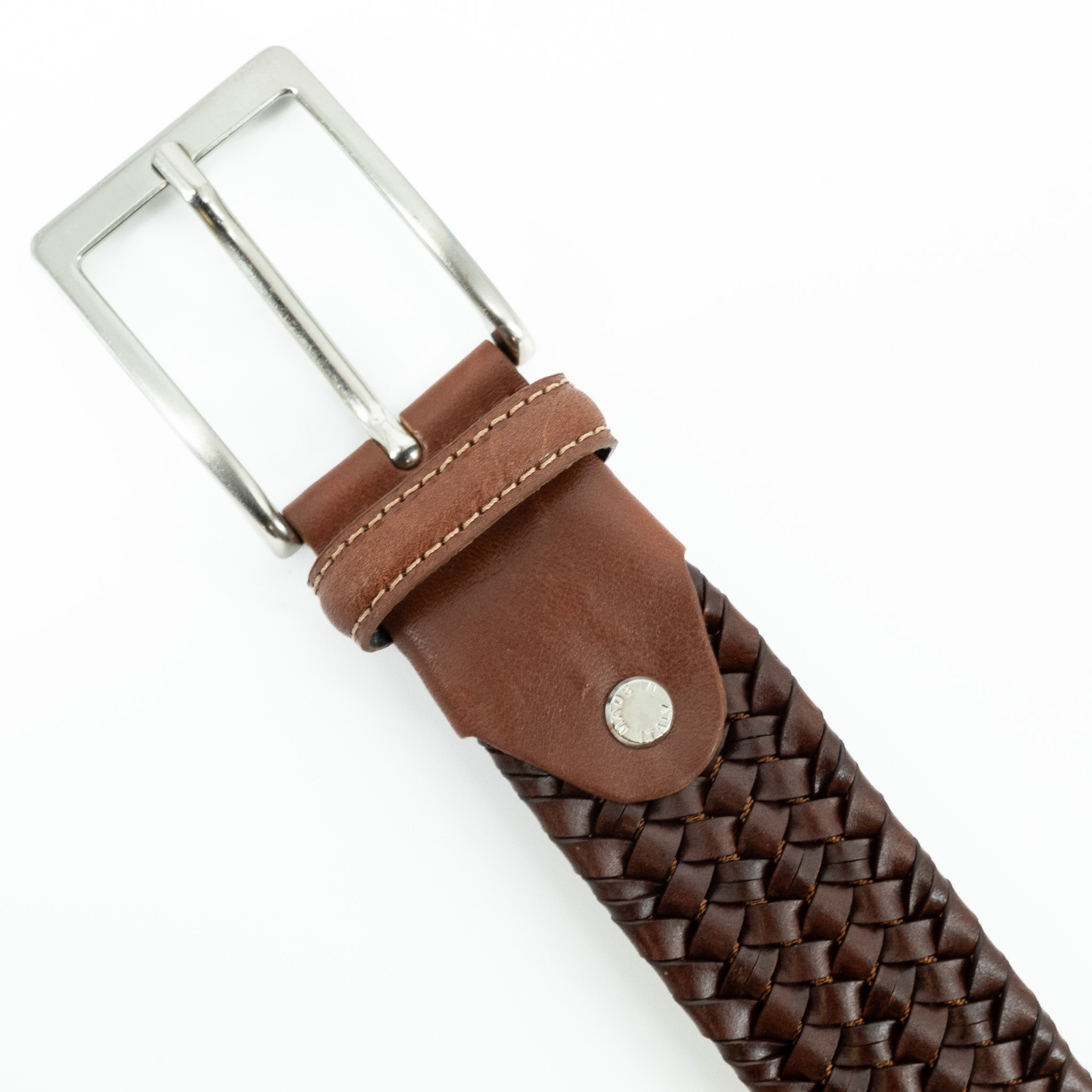 Ceinture La Tressée marron