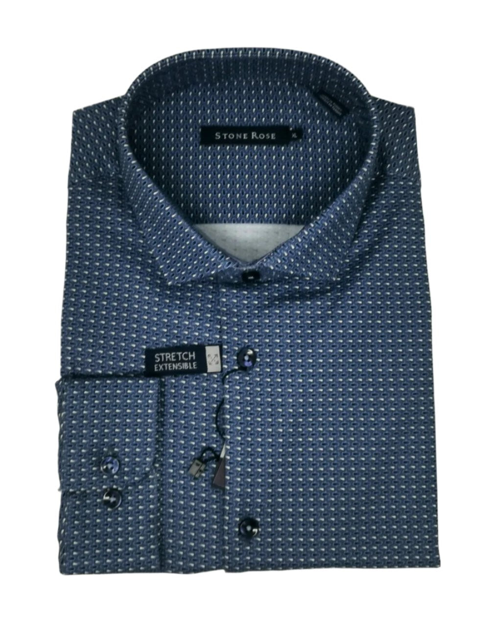 Chemise à motifs extensible