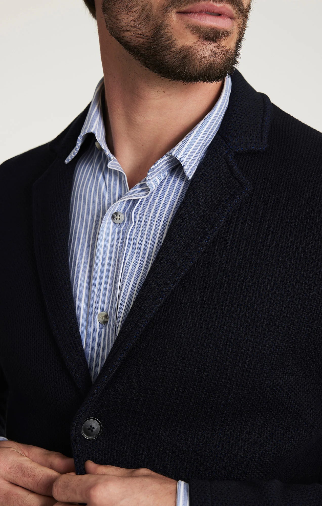 Veston blazer de coton