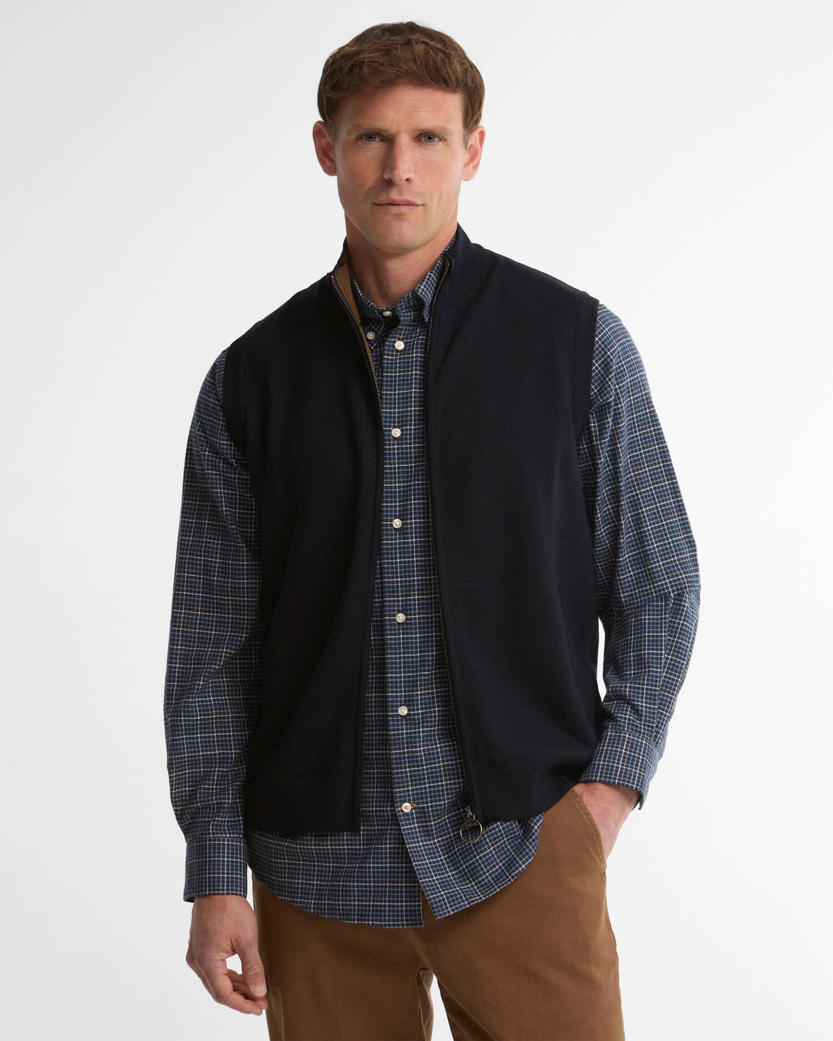 Gilet en maille zippé Marcus
