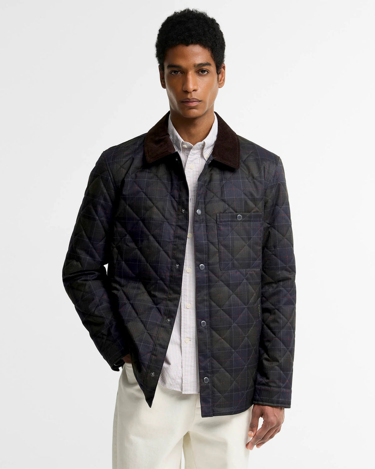 Veste-chemise matelassée Tartan Barbour