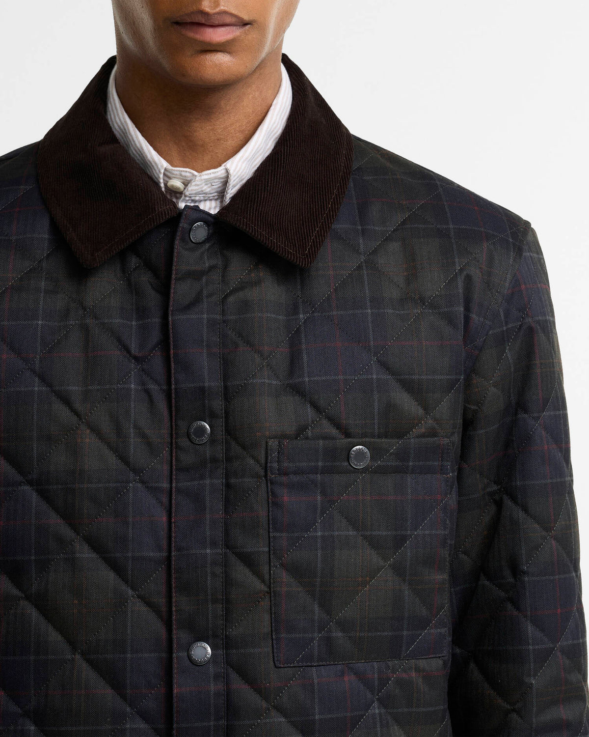 Veste-chemise matelassée Tartan Barbour