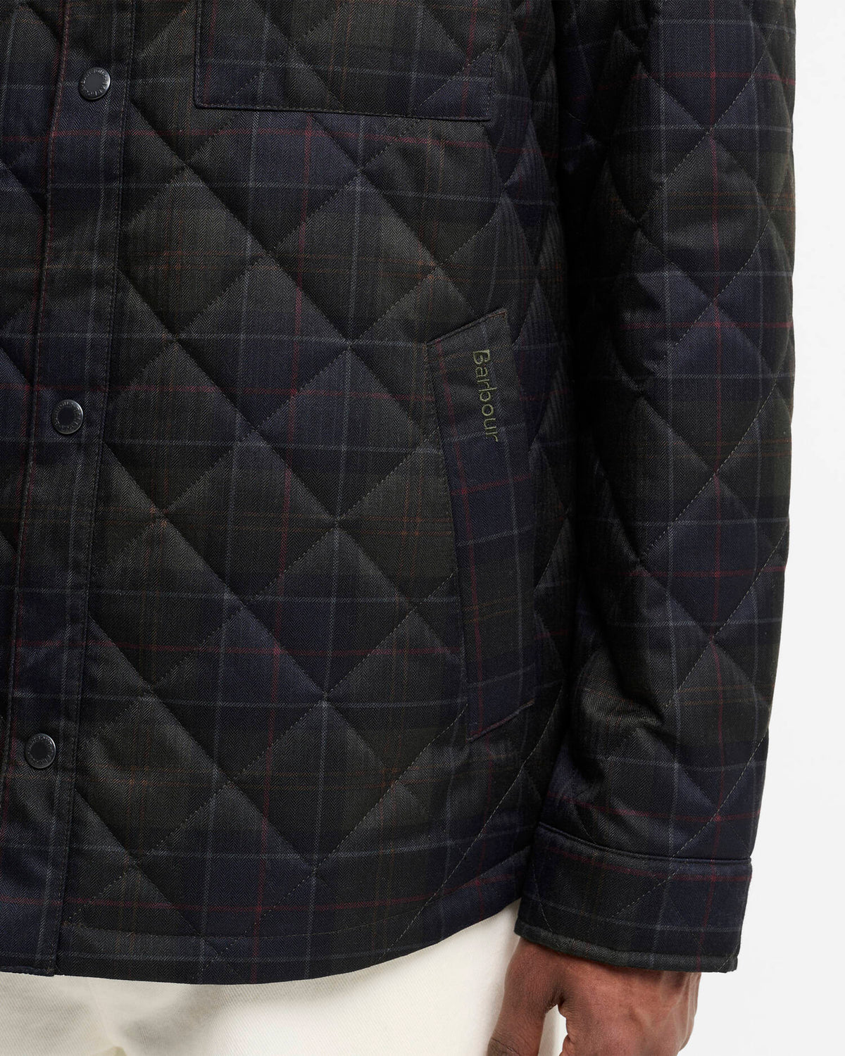Veste-chemise matelassée Tartan Barbour