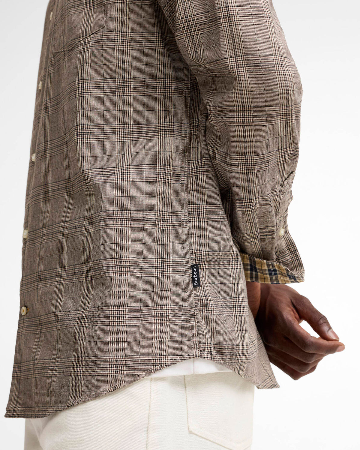 Chemise Franklin motif Prince-de-Galles