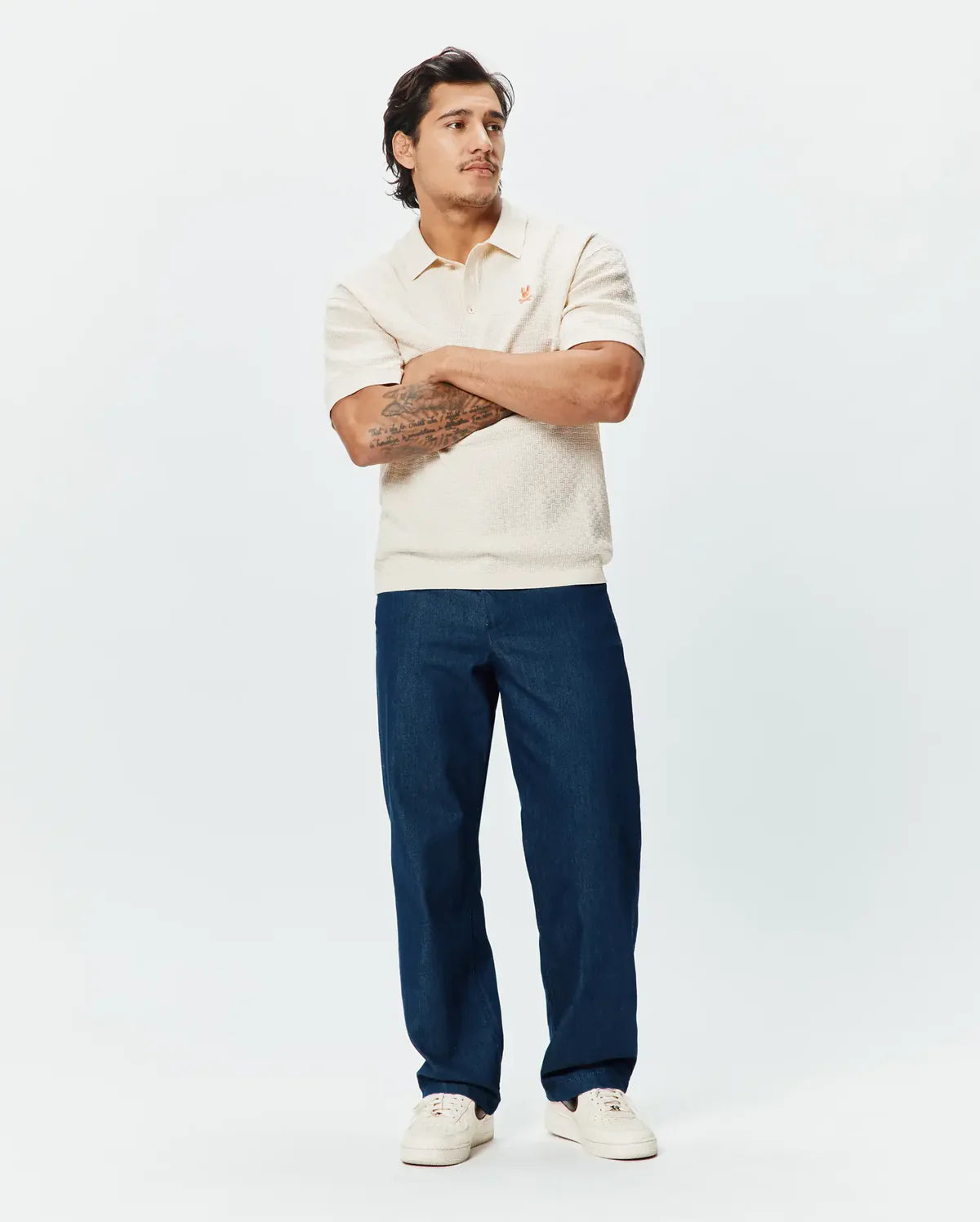 Polo de tricot Jacquard
