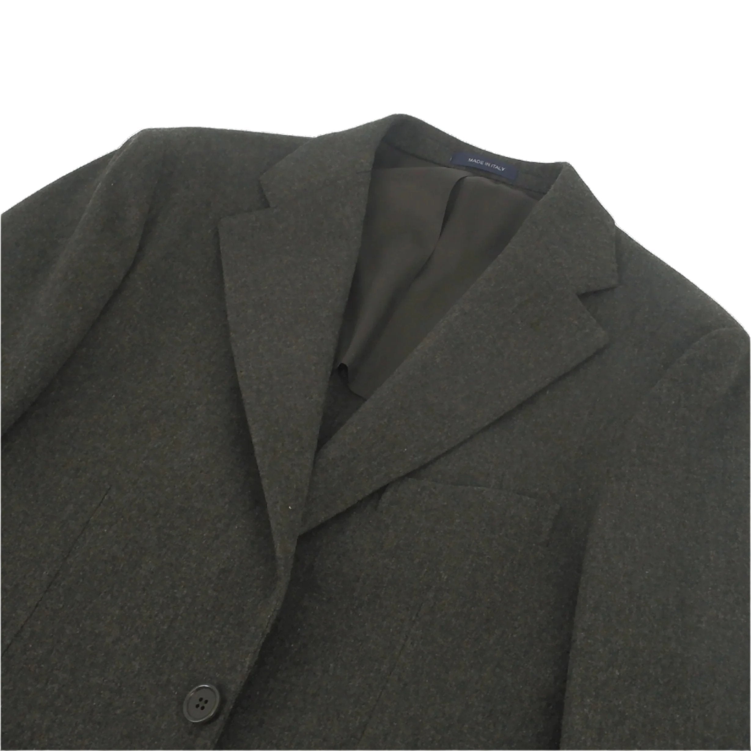 Veston Napoli en tweed vert