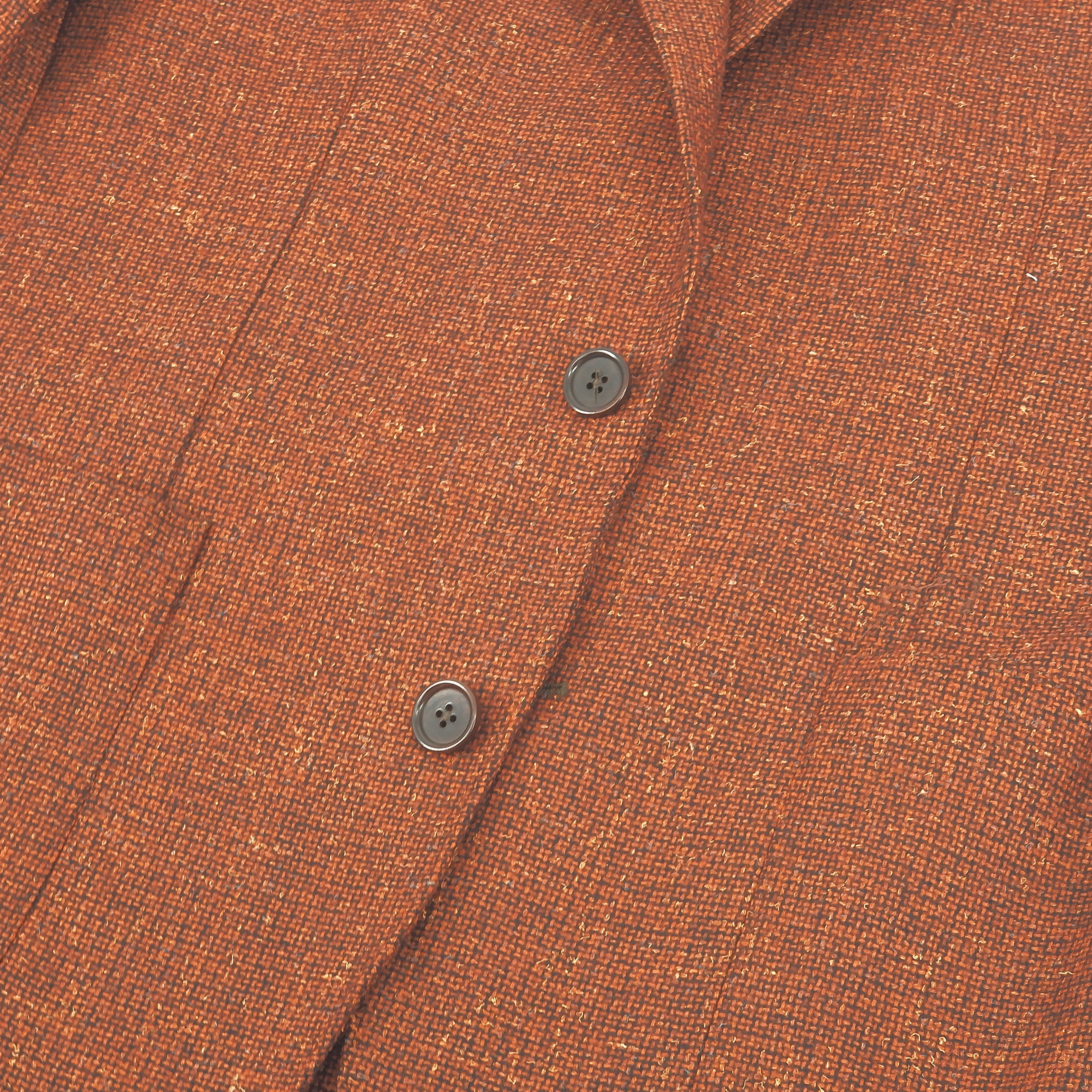 Veston Napoli en tweed orange brulé