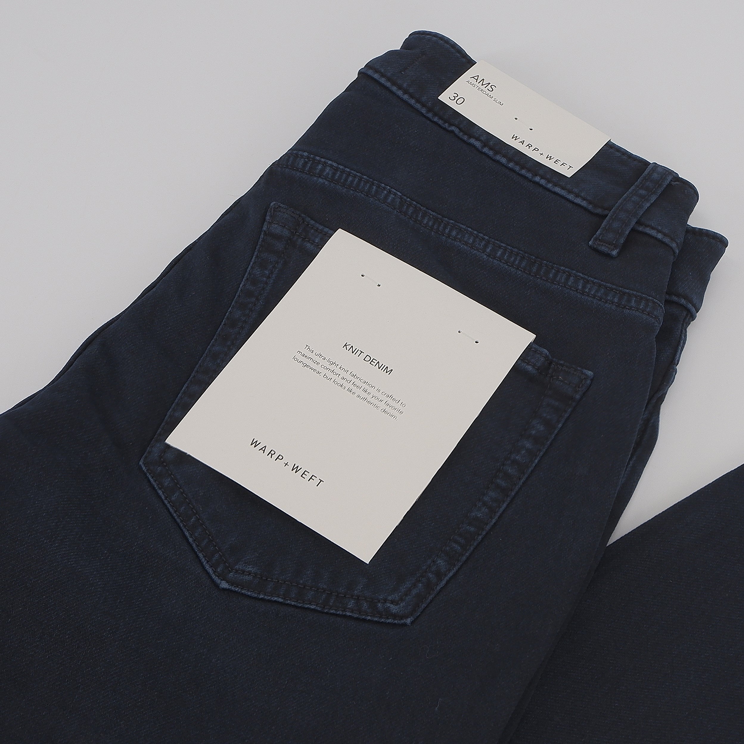 Jeans marine foncée extensible