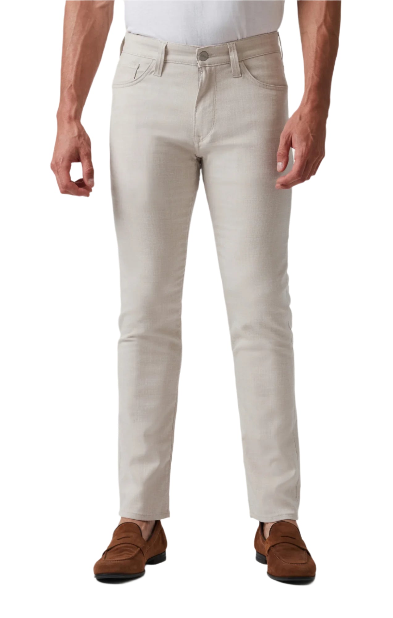 Jeans d'été crosstwill crème