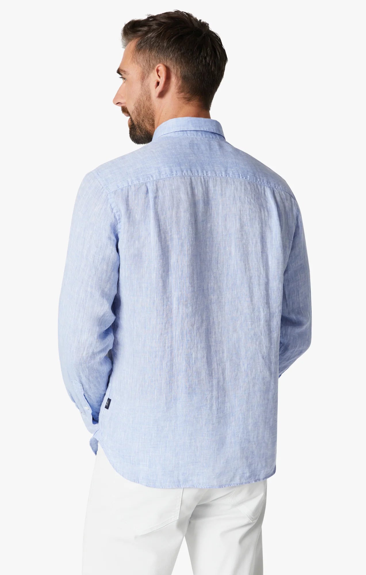 Chemise de lin bleu