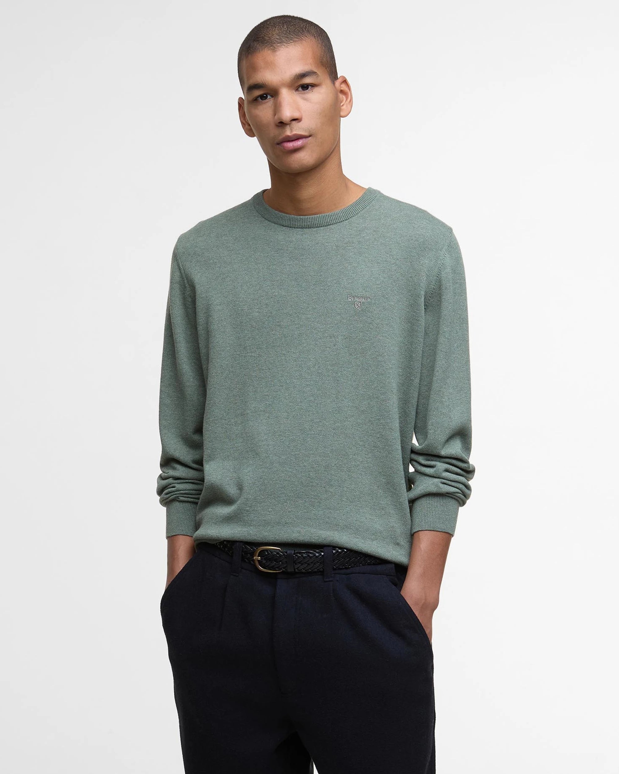 Pull de coton col rond