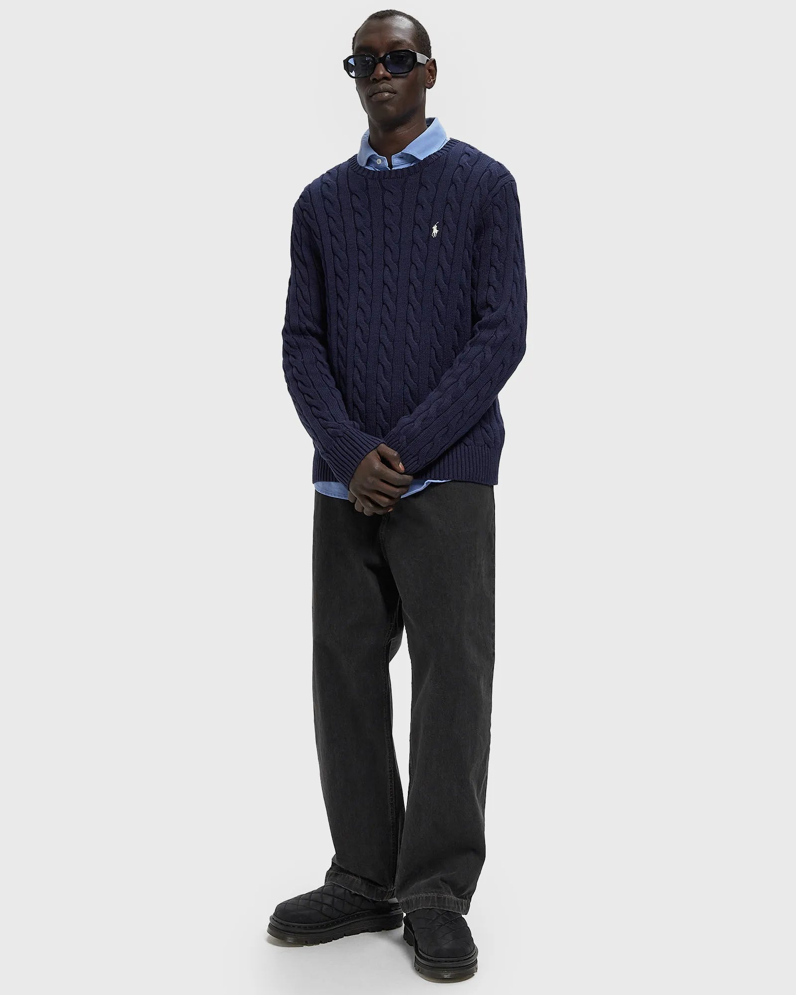 Pull en coton torsadé – Pony signature