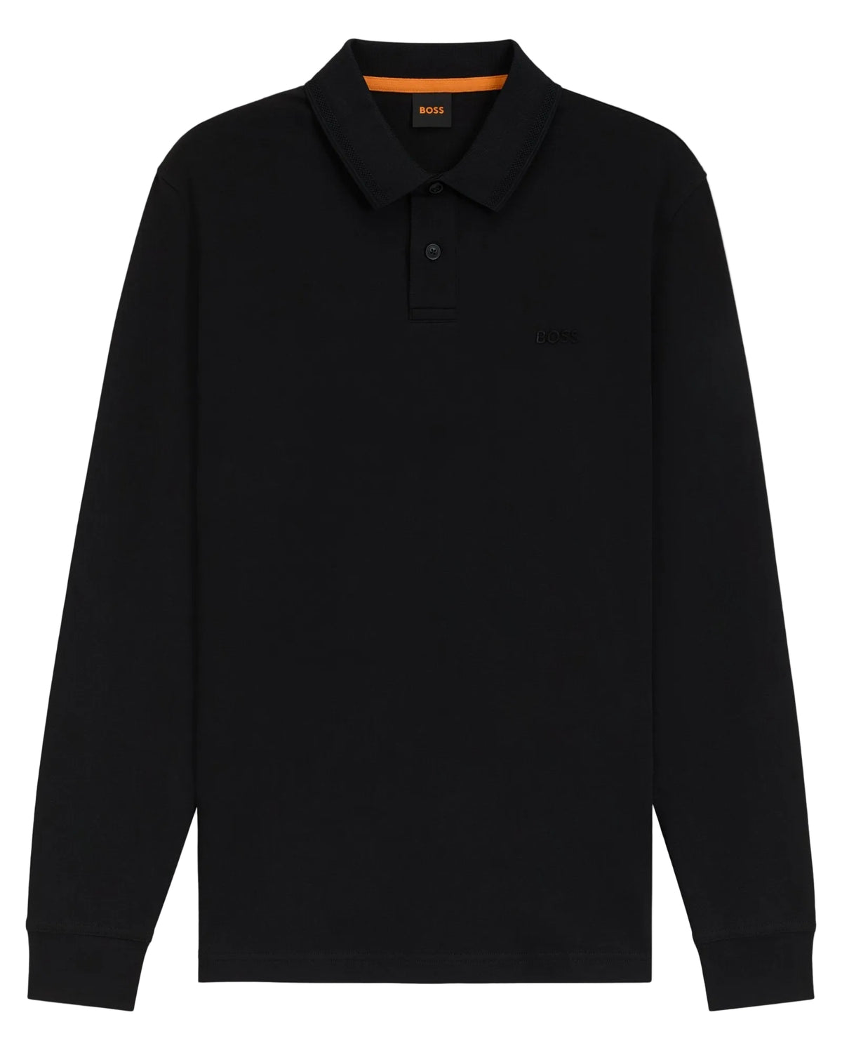 Polo manches longues noir