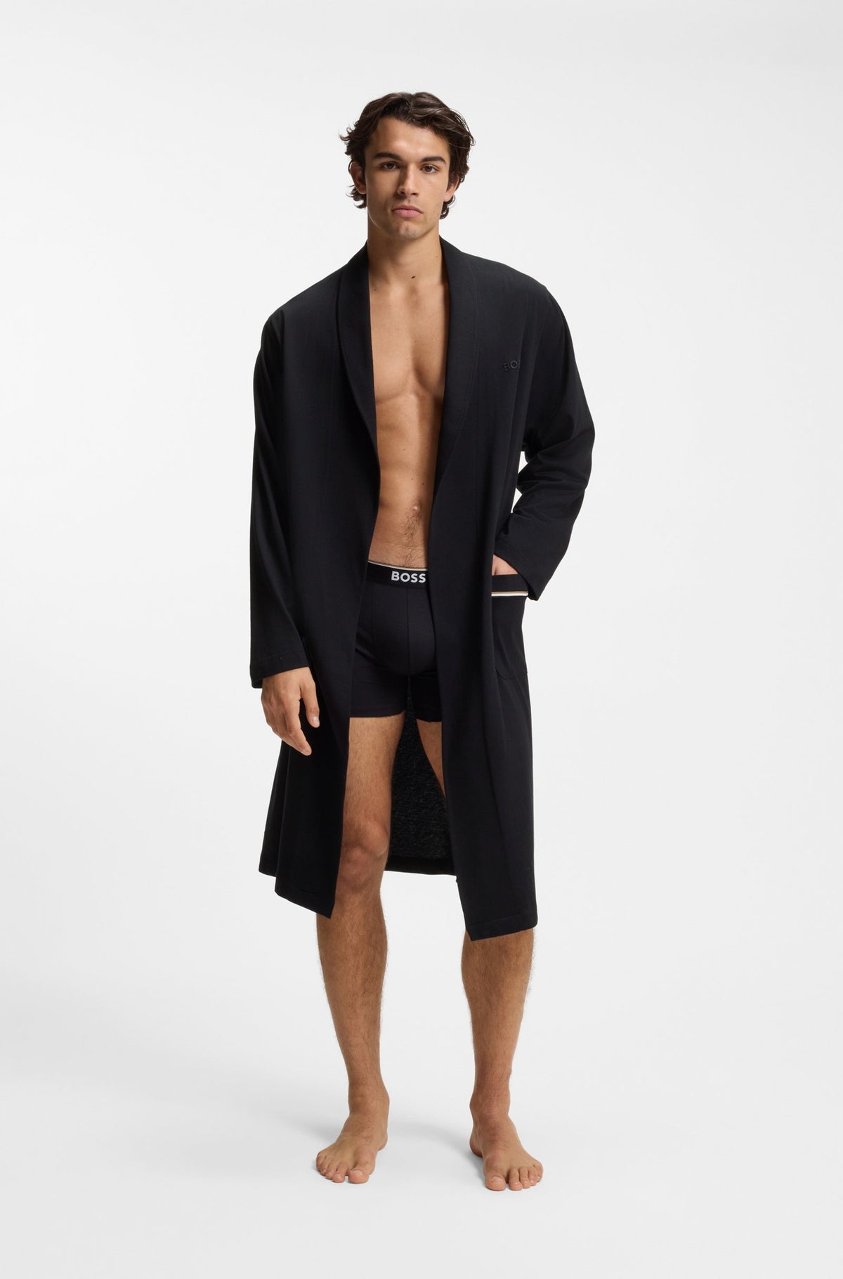 Robe de chambre marine