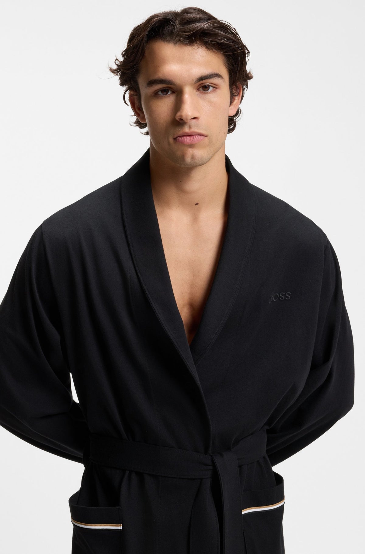Robe de chambre marine