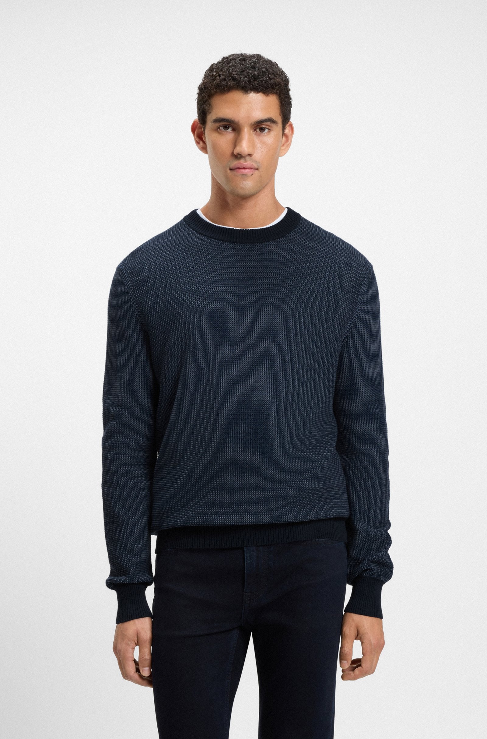 Pull BOSS en coton doux