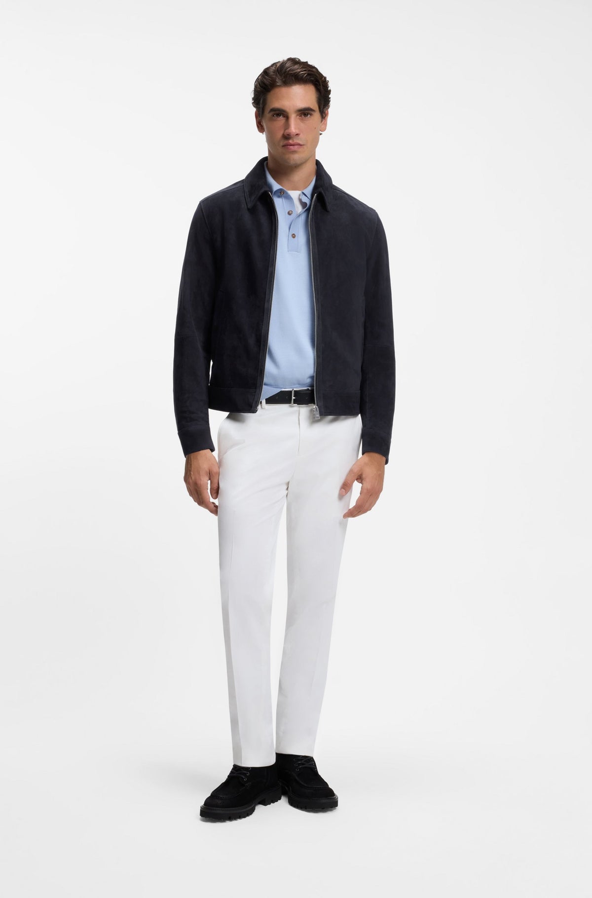 Veste en suède de chèvre par BOSS