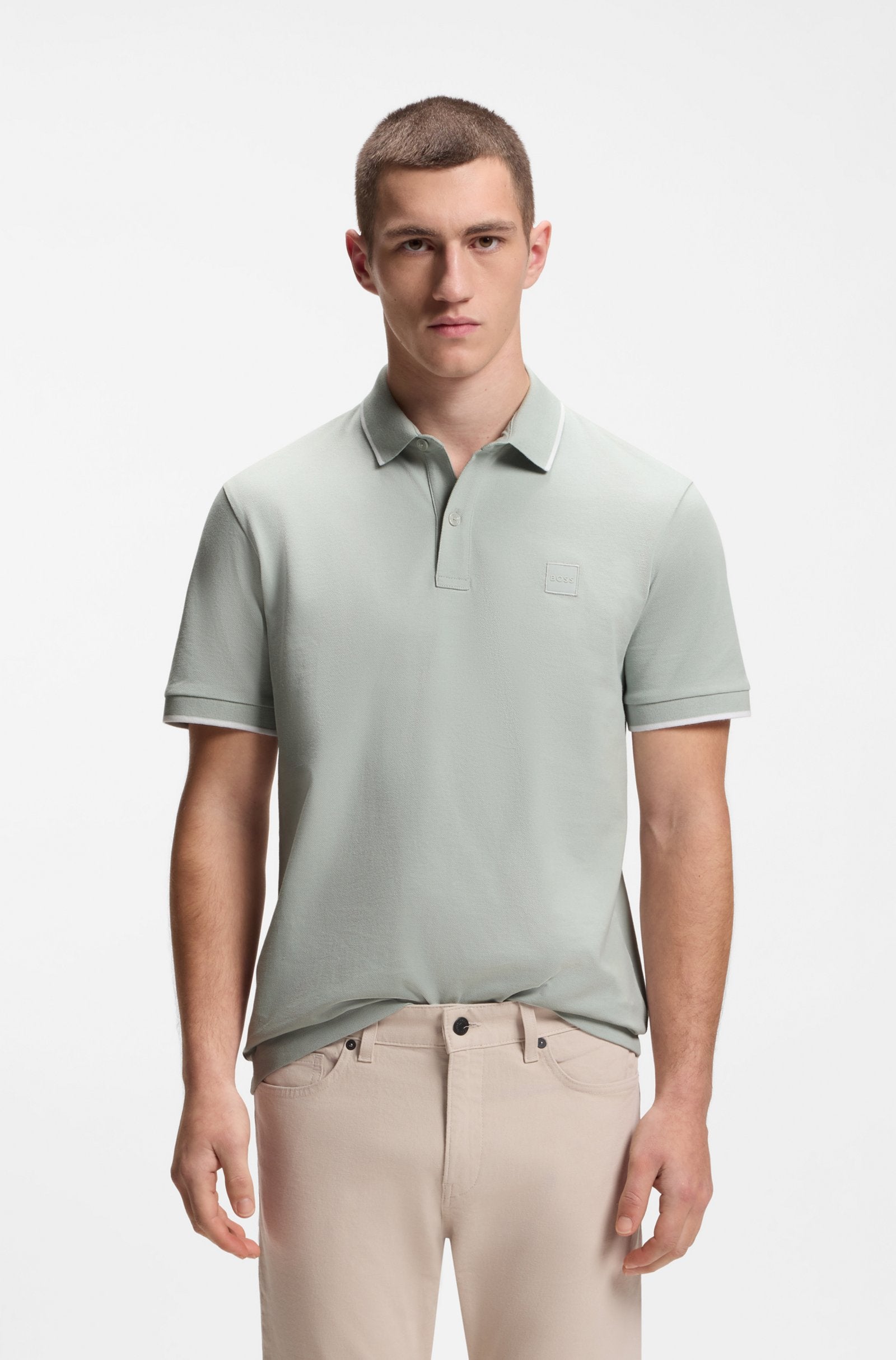 Polo piqué acqua