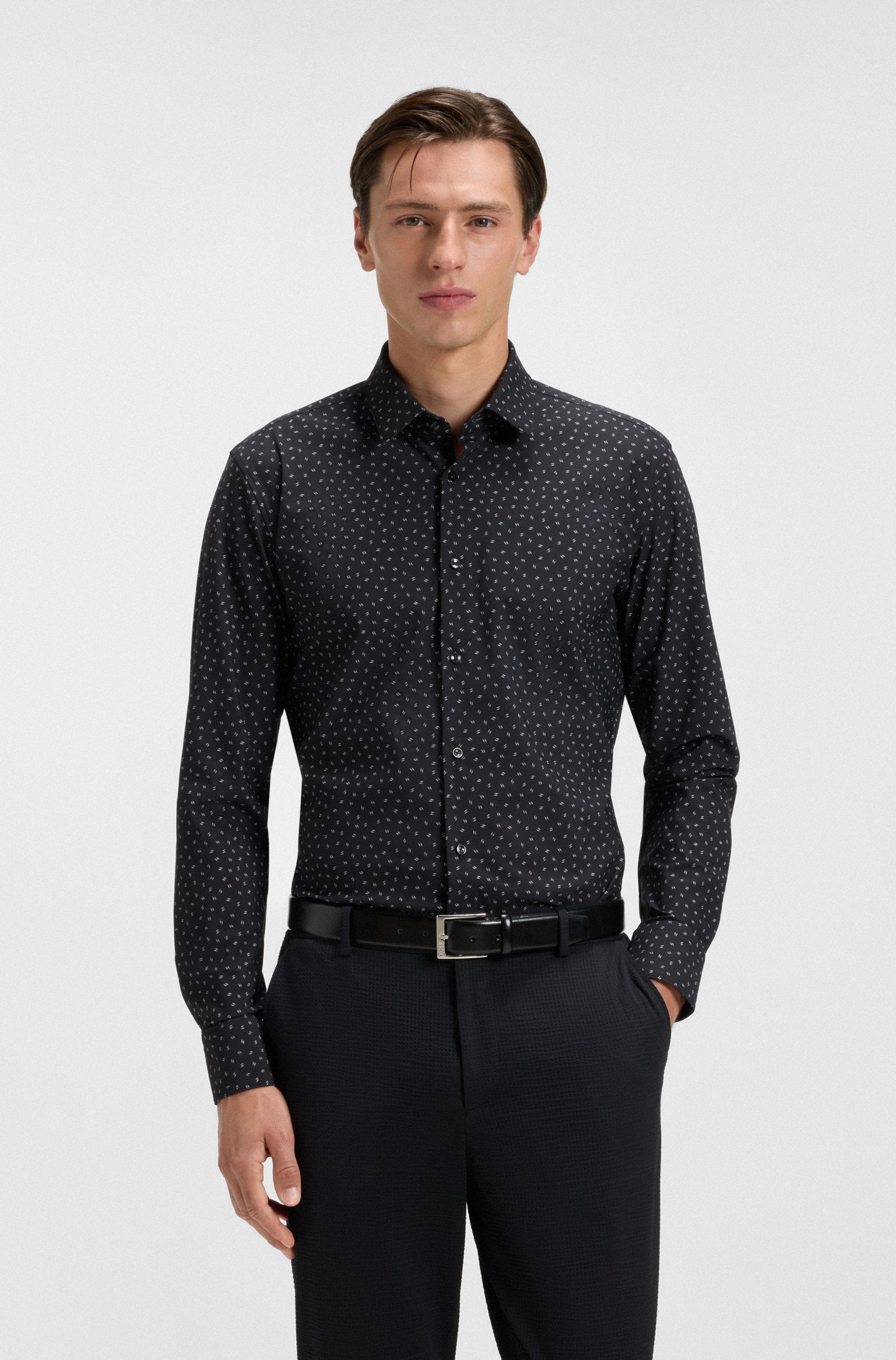 Chemise à motifs performance