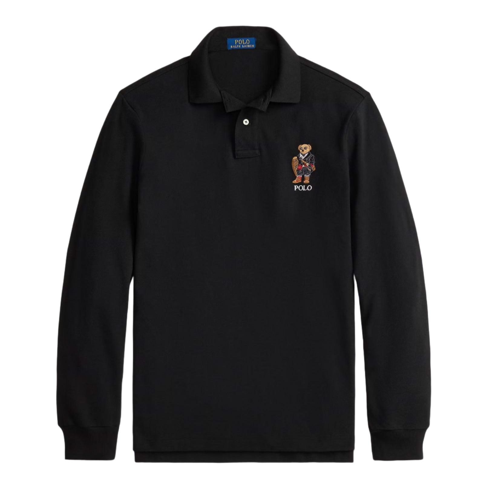Polo à Manches Longues noir – Polo Bear
