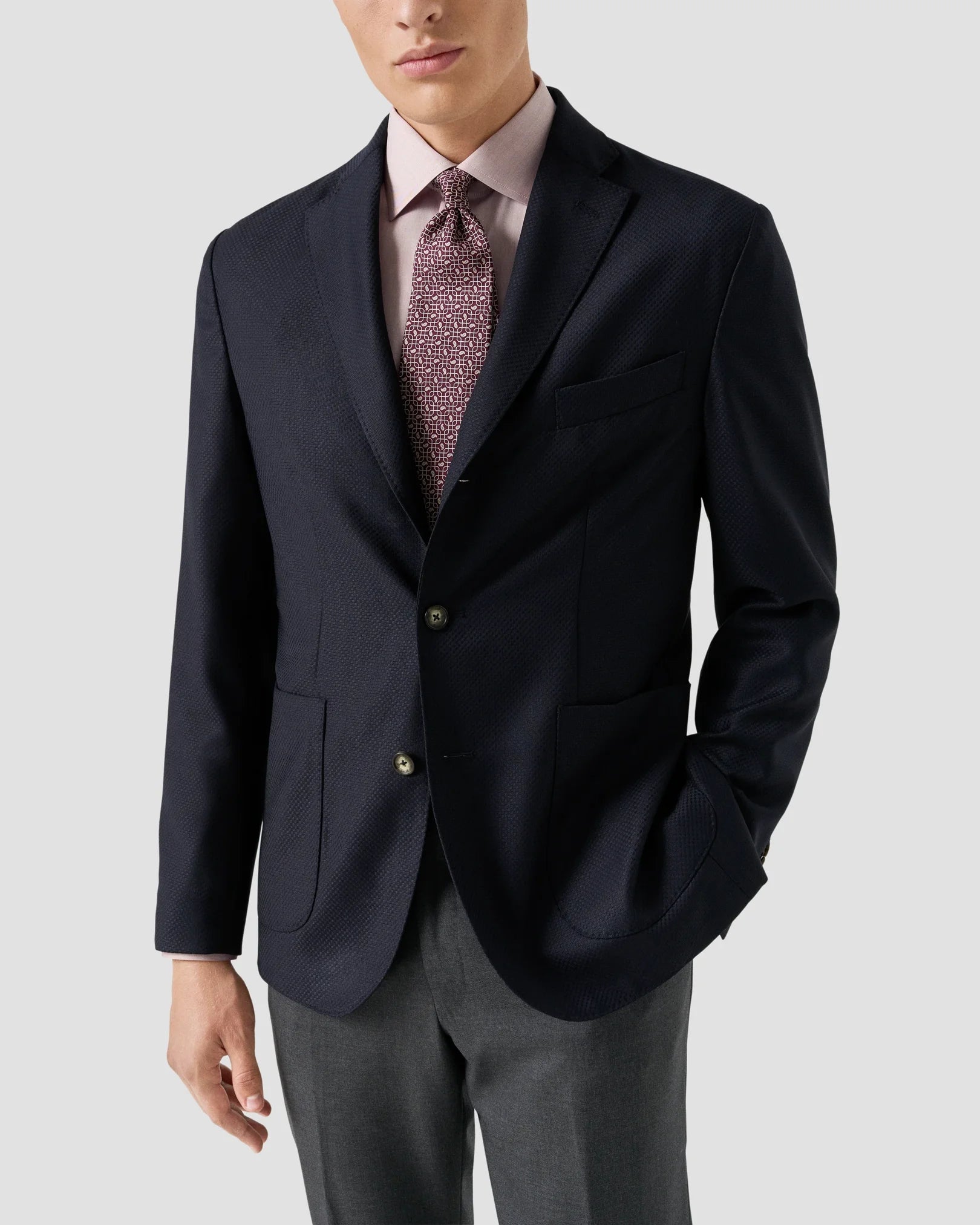 Chemise rosée unis