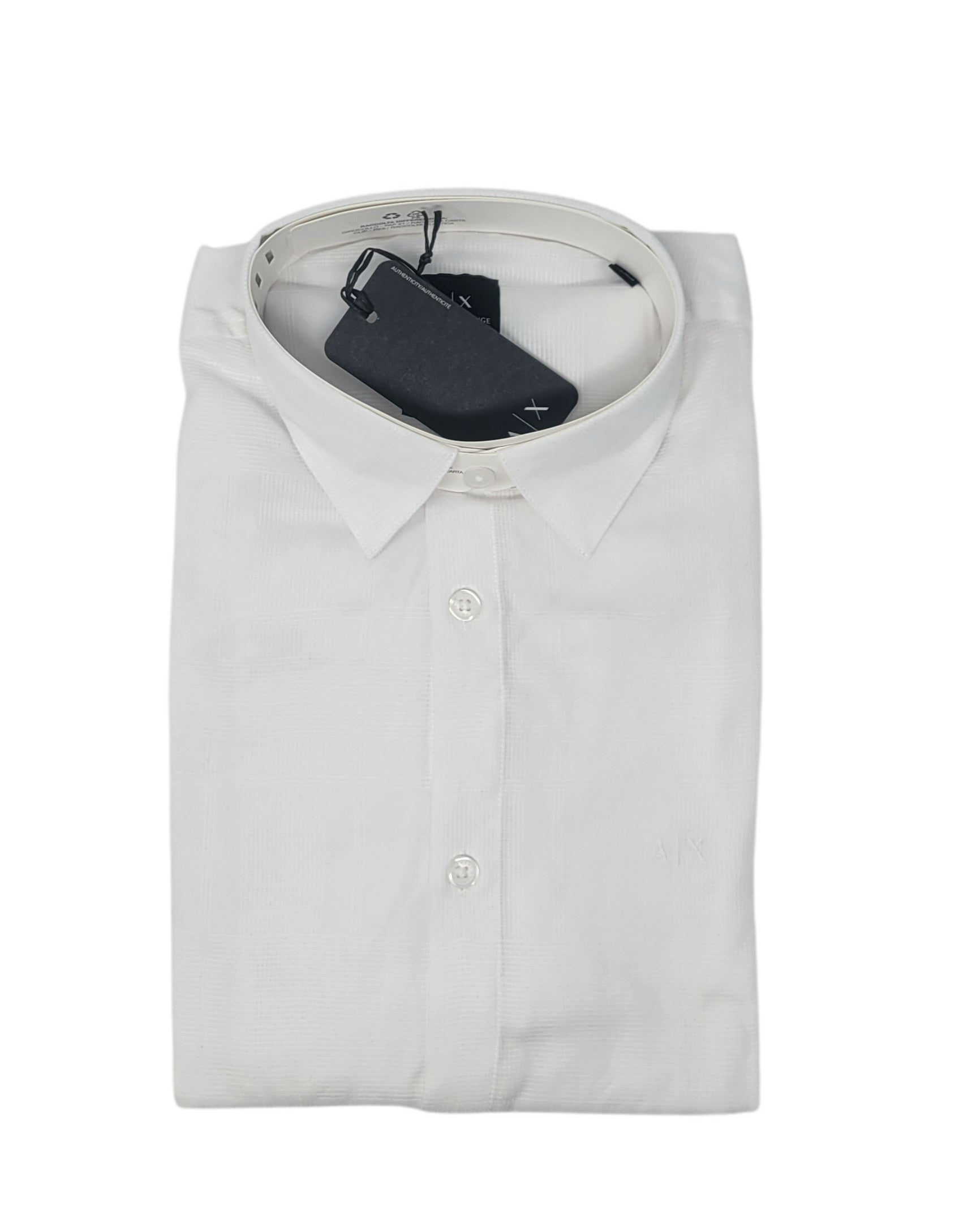 Chemise à manches courtes blanche