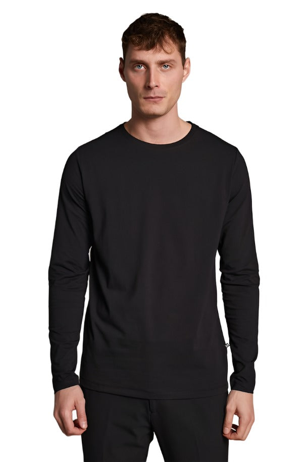 T-shirt à manches longues noir