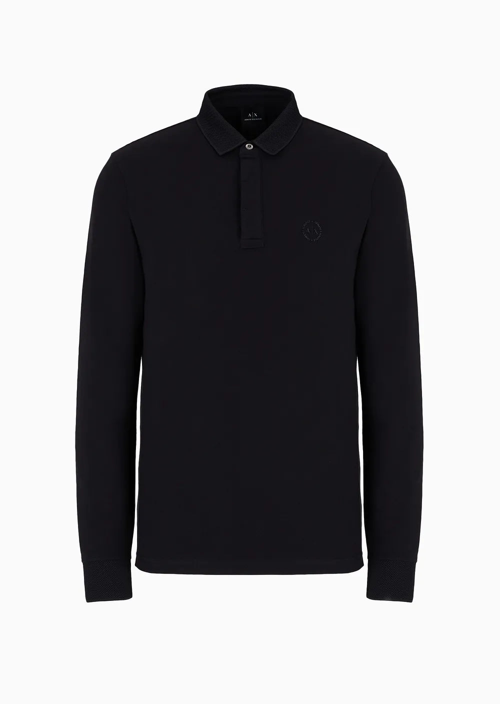 Polo manches longues noir