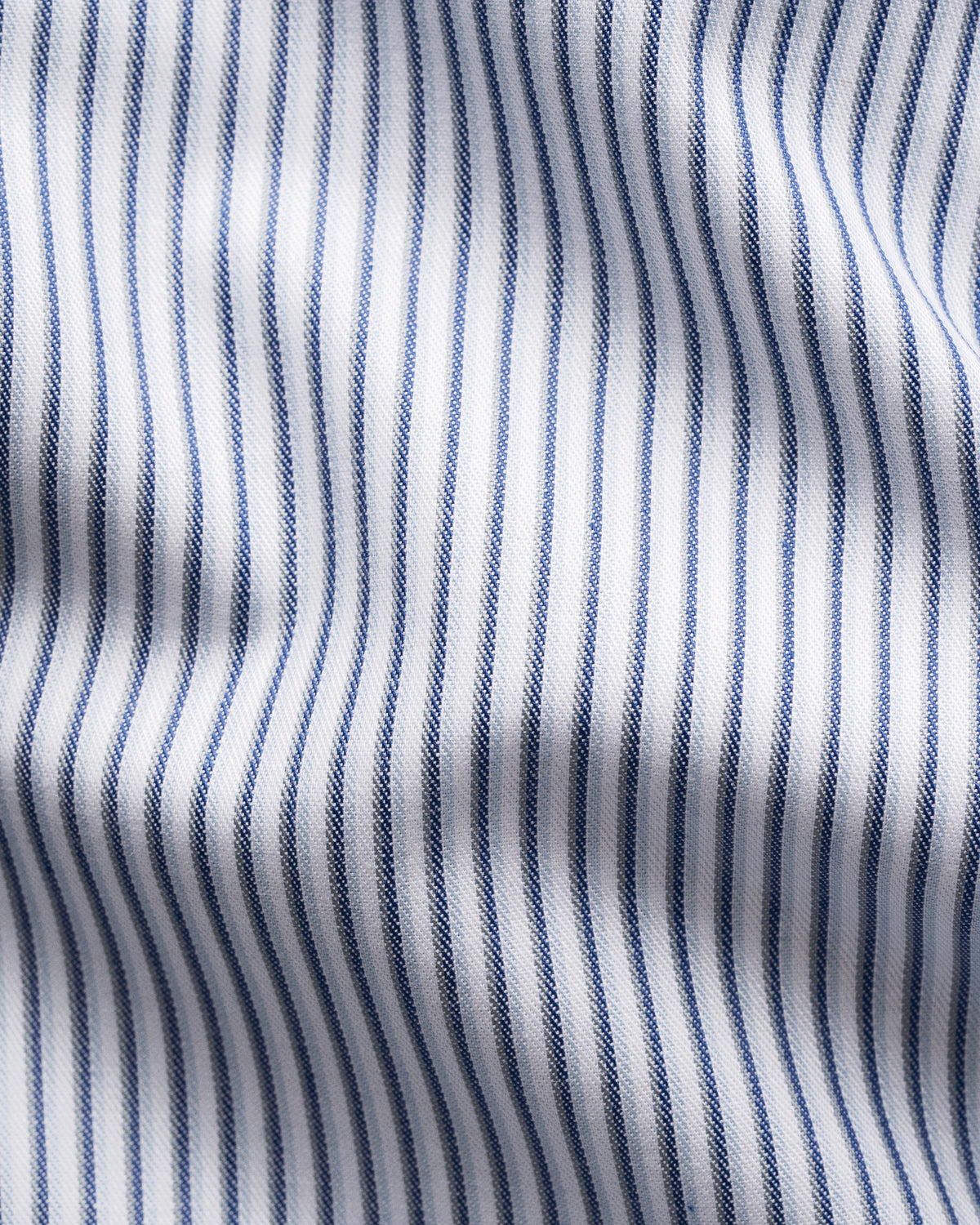 Chemise lignée bleu foncé