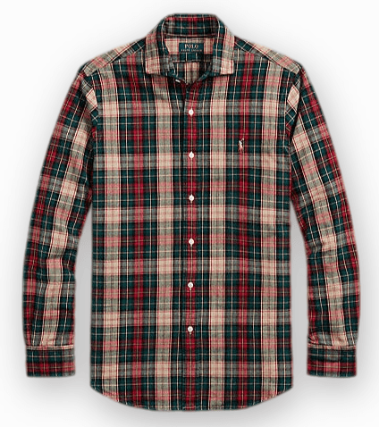 Laflamme- Chemise oxford tartan - Ralph lauren