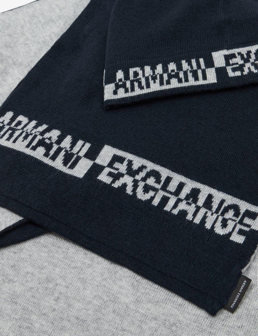 Laflamme- Ensemble foulard et tuque - Armani Exchange