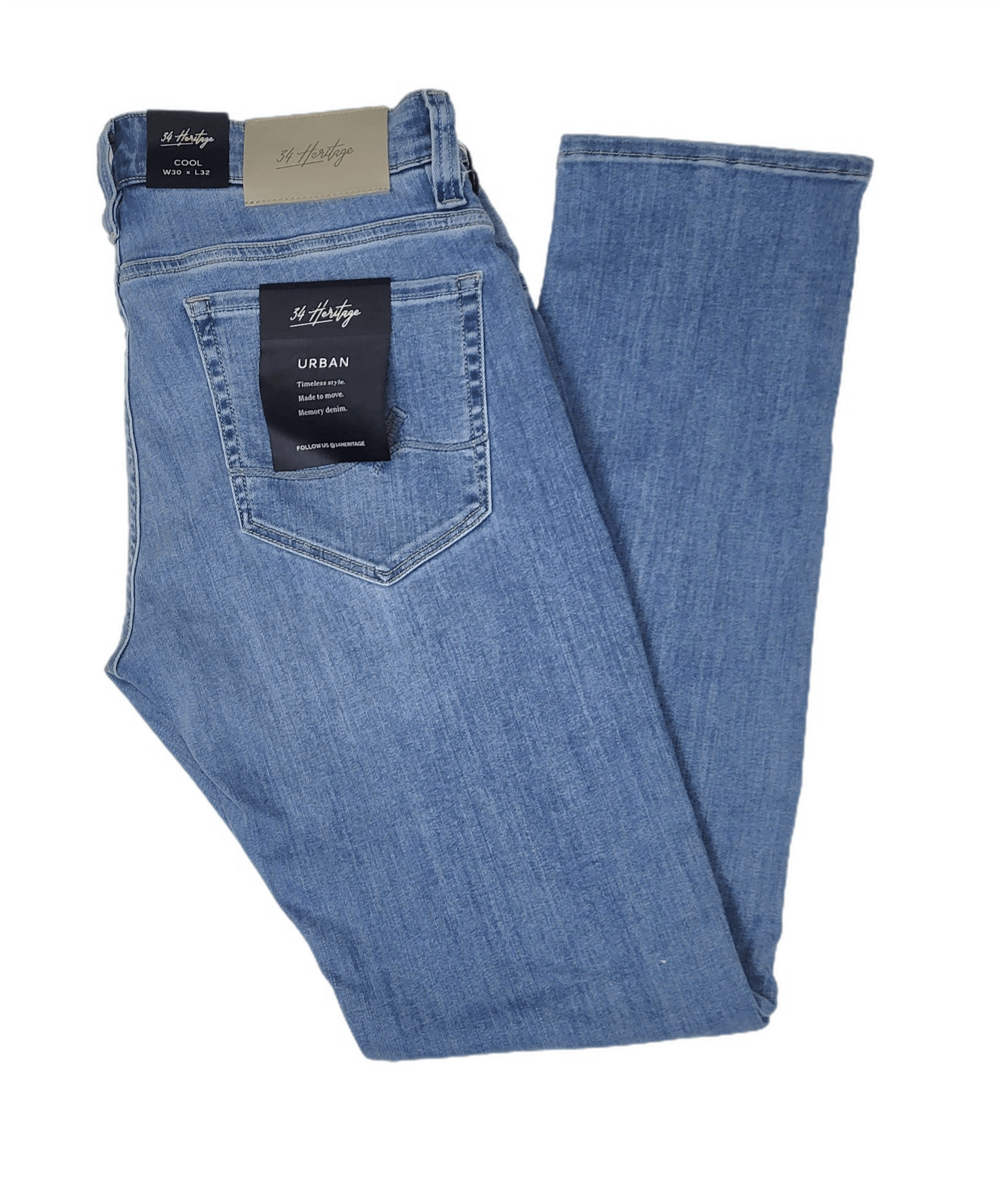 Laflamme- Jeans urban ajusté extensible bleu - 34 Heritage