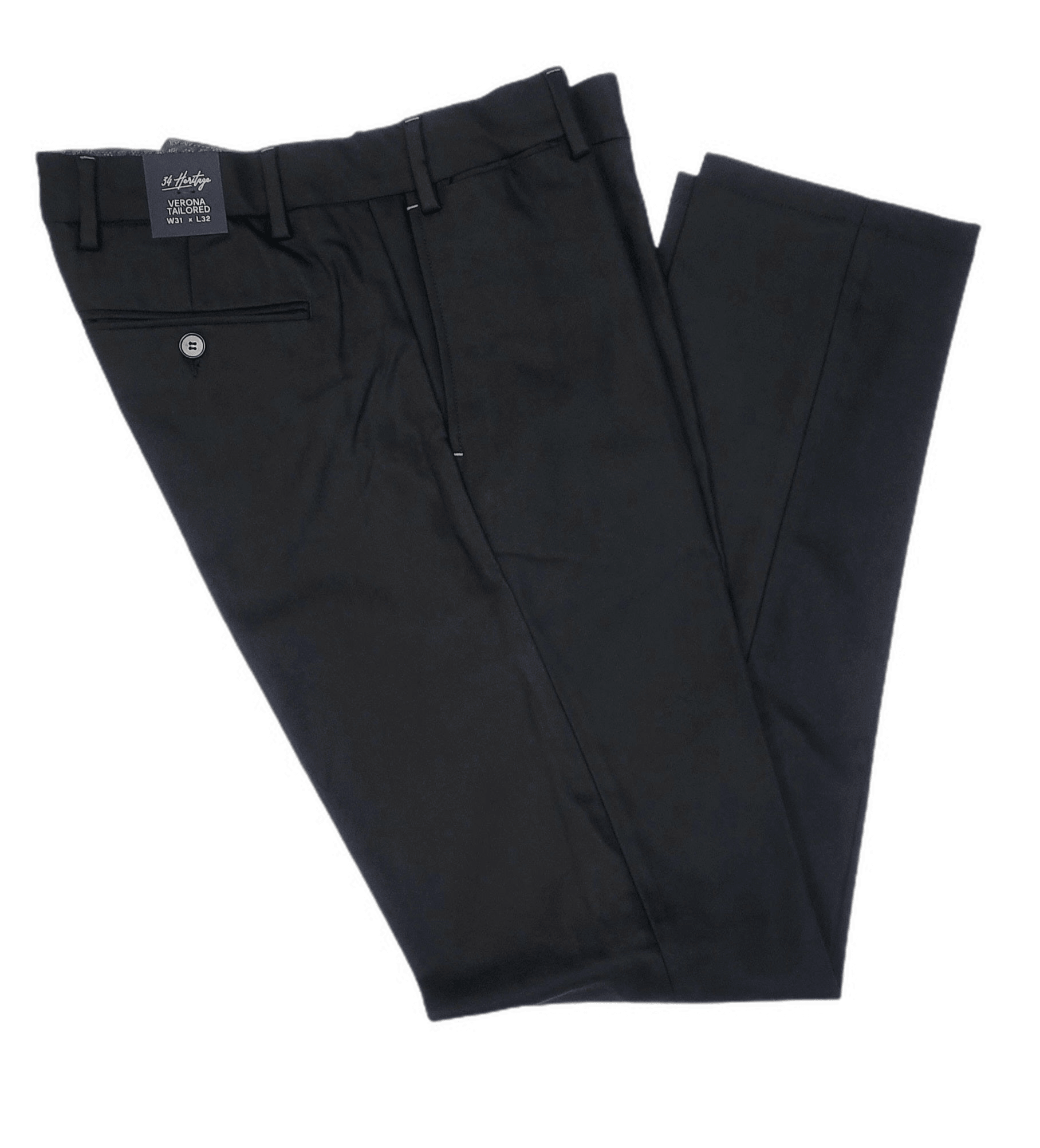 Laflamme- Pantalon chino Verona noir - 34 Heritage