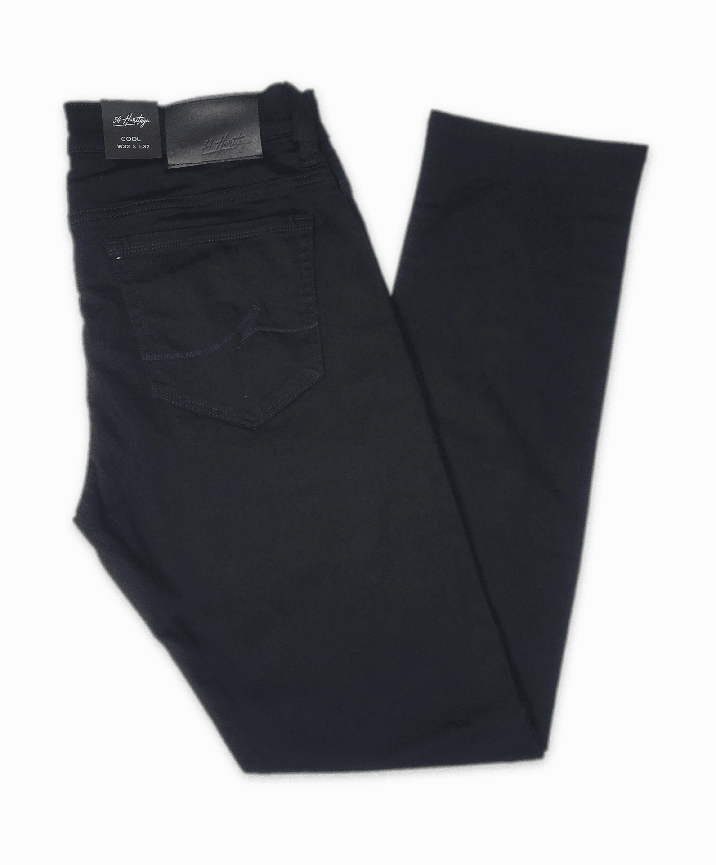 Laflamme- Pantalon extensible noir Verona - 34 Heritage