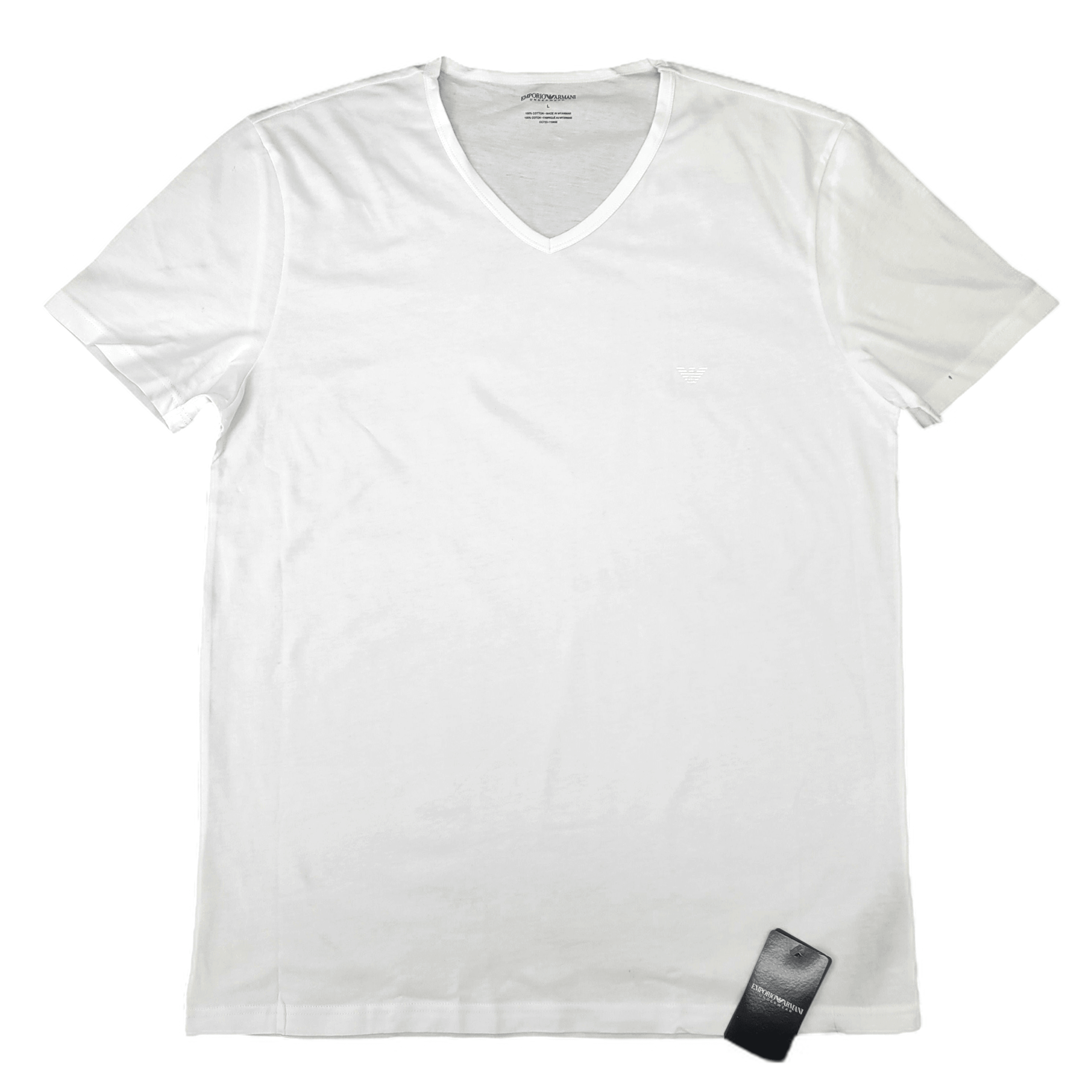 Laflamme- T-shirt col-v en ensemble de 3 - Emporio Armani