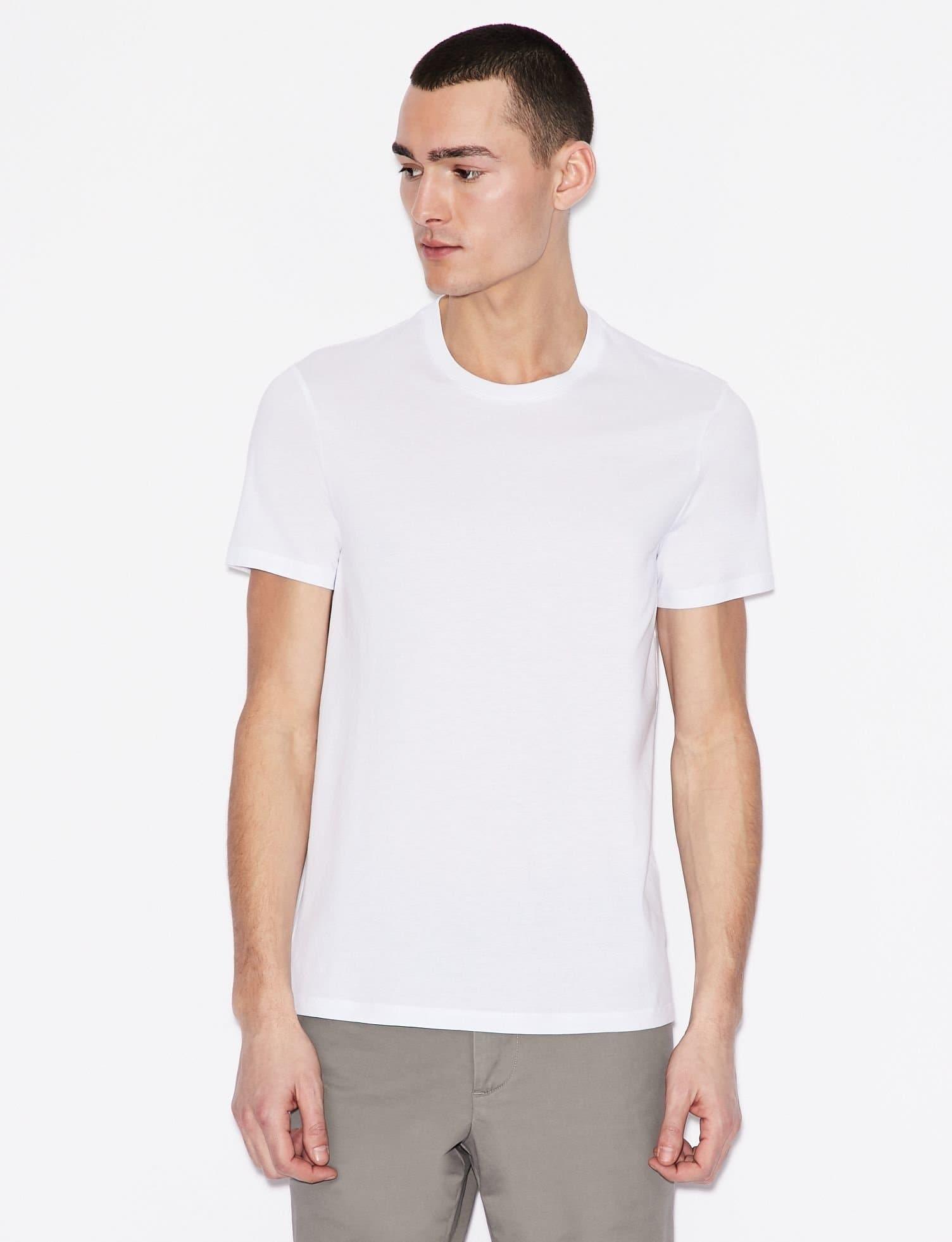 Laflamme- T-shirt de coton pima - Armani Exchange