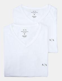 Laflamme- T-shirt duo col-v - Armani Exchange
