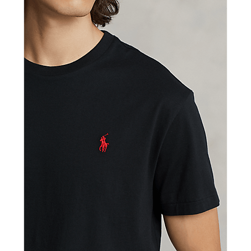 Laflamme- T-shirt en coton mercerisé noir - Ralph lauren